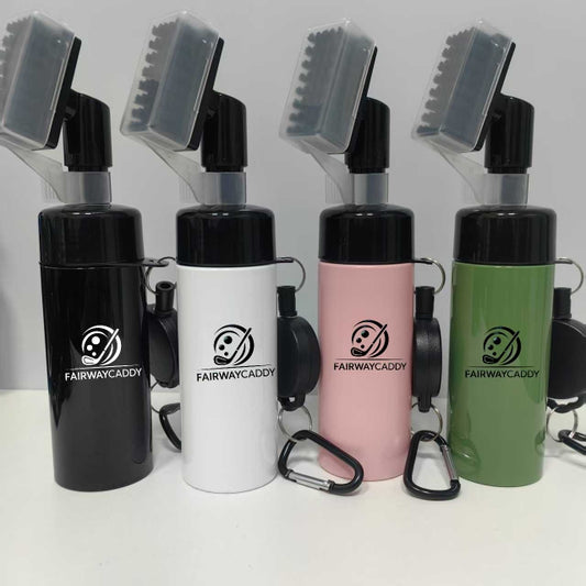 Golf club water brusher cleaner
